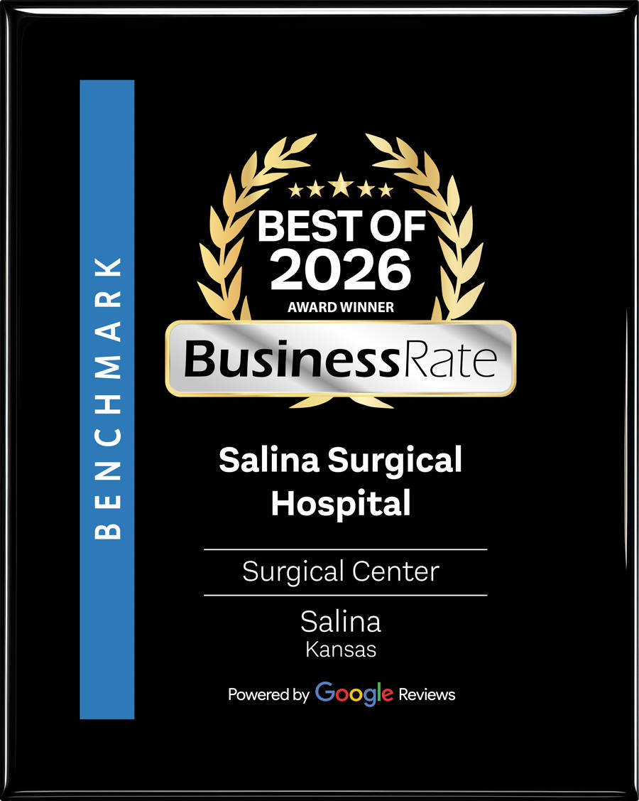 BusinessRate Best of 2026 Award Winner, Salina Surgical Hospital